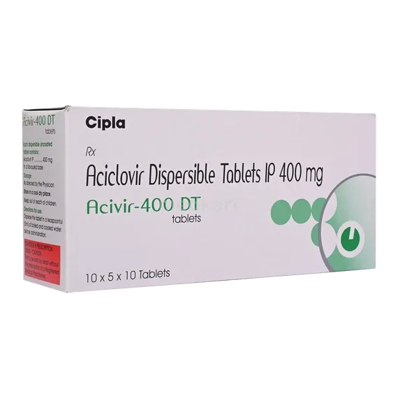acivir 400dt tablet 10's